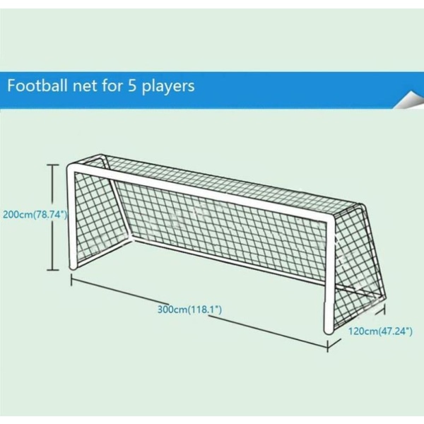 fodboldnet med netfodboldmål