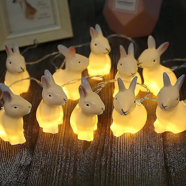 1,5 m 10 lampor påsk LED ljusslinga ägg kyckling morot saga lampa hem barn rum dekoration påskfest dekoration