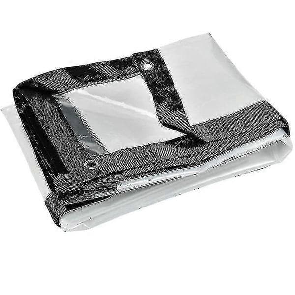 2m x 2m Vedenpitävä Raskaankaluston Pressu - Läpinäkyvä Pressu