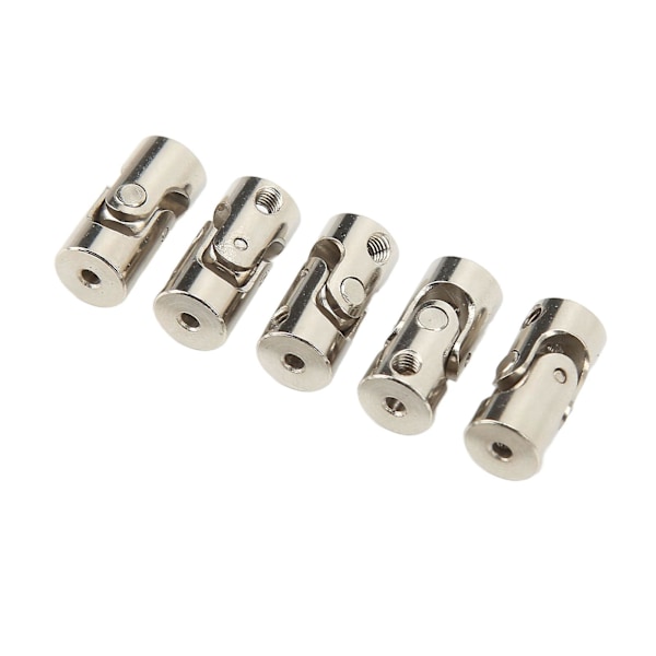 5 stk. 2 mm universalledd akselkobling 2 seksjons universalledd koblingskontakt for RC bilbåt