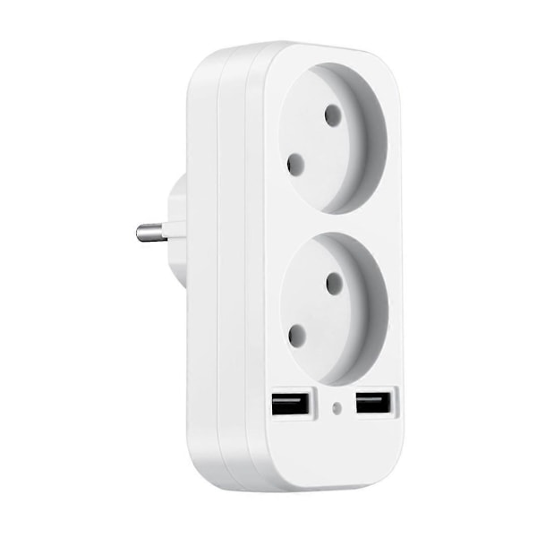 EU-standard vägguttag Mini övervakningskamera vägguttag, reseadapter
