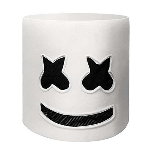 Marshmallow Hodeplagg Full Face Hode Halloween Maskerade Cosplay Kostyme for Menn Kvinner Barn