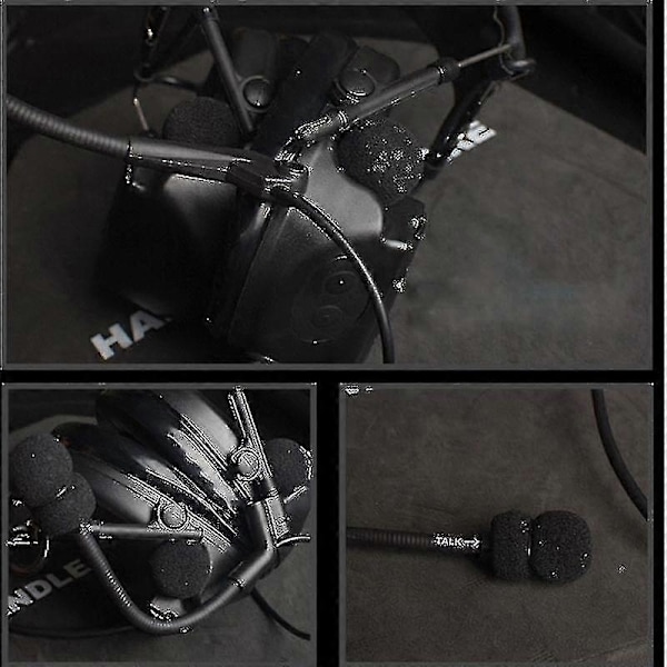 2024 Ersättningsbommikrofon Kompatibel med Peltor COMTAC ii/iii 2/3 Stil Headset 2 Pin Mikrofon 12