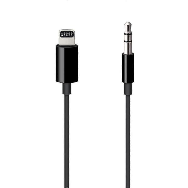2024 Lightning til 3,5 mm lydkabel for Apple (1,2 m) – svart