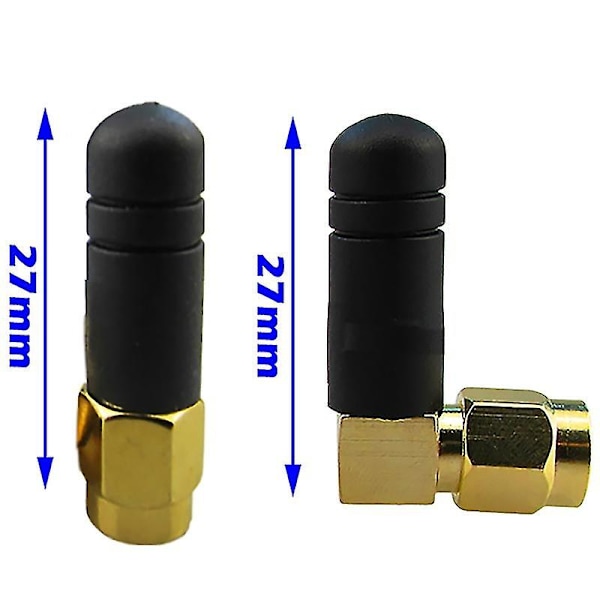 2 stk. 3DBi 2.4Ghz WIFI Antenne SMA Han Router Bluetooth Antenner Trådløs Modul 2.4G Ekstern Antenne