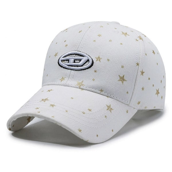 Hatt dam ren bomull stjärna bokstav baseballkeps fashionabel och mångsidig sommar tunn justerbar ankungekeps