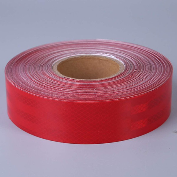 Reflekterende tape, rød (2 ruller)