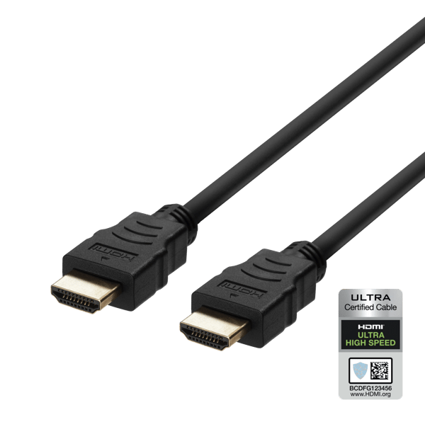 ULTRA High Speed HDMI-kaapeli, 48Gbps, 3m, musta