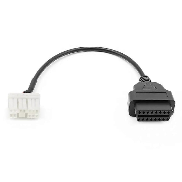 (Ny) För Tesla Model X / S 2012-2015 OBDII till 12-pin OBD Adapterkabel