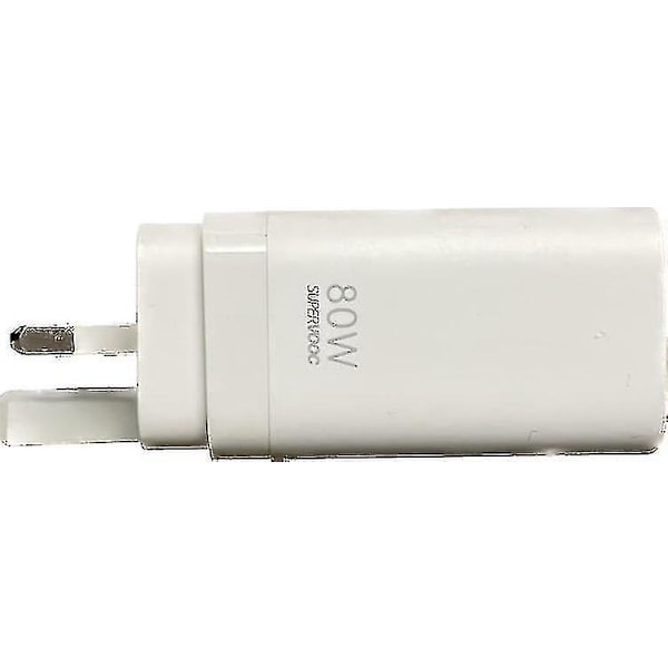 Offisiell Oppo Supervooc 80w Rask Strømadapter Uk Lader Yalo