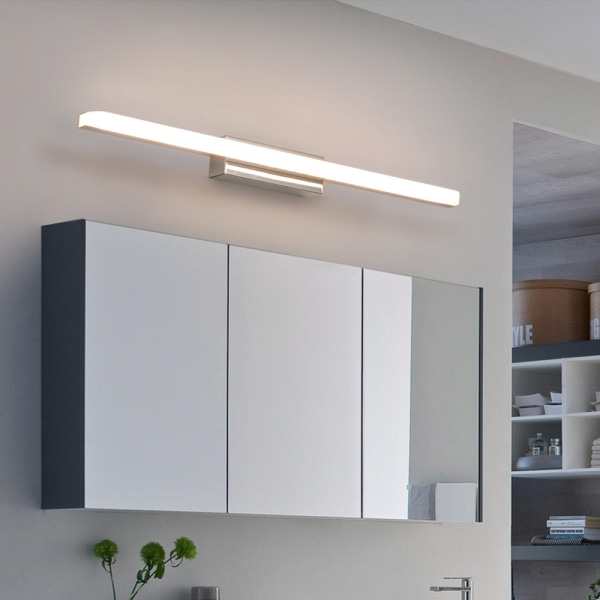 2024 moderne minimalistisk LED-speilfrontlys kvinners rom sminkebord speilfrontlys baderom baderomsskap sminke speil lys neutral light