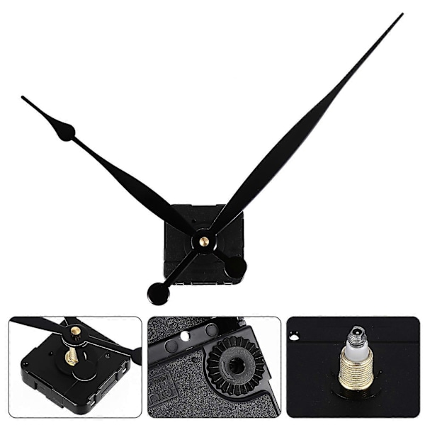 1 Set Tyst Klockurverk Klockdelar Precision Quartz Klockurverksdelar