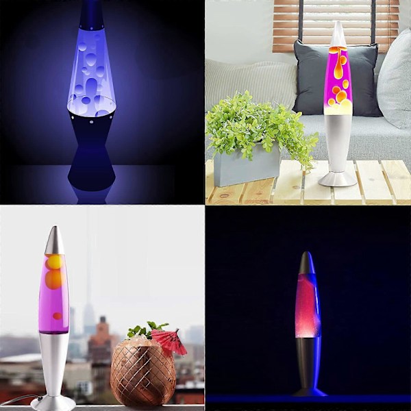 Lavalamp 25W E14 R39 Varmhvit Reflektor Lyspære SES Liten Edison Skrue Glødepære Spotlight (Pakke med 4)