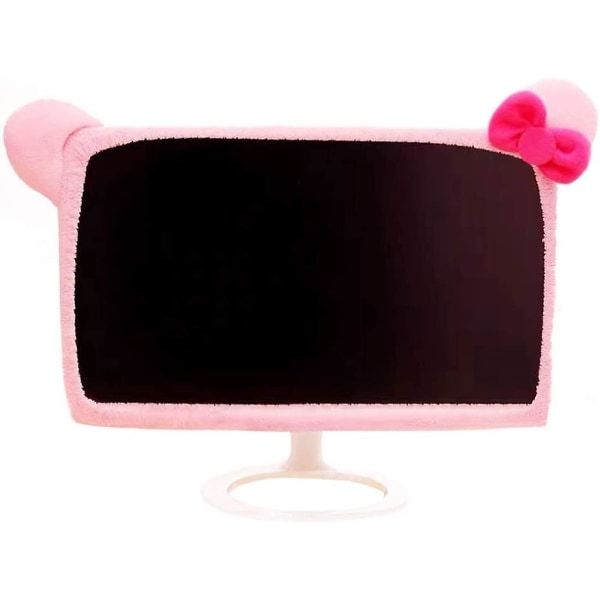Computerskærm Pink Dust Cover Stretch til PC Fladskærm TV YIY