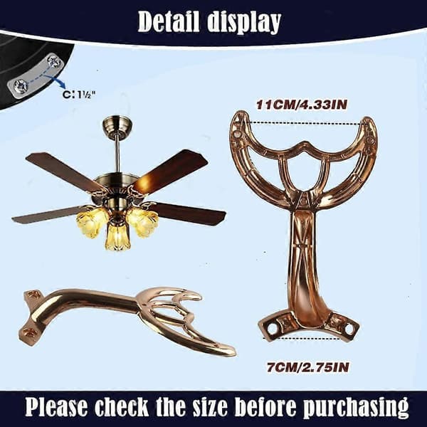 5 Erstatningsloftventilatorblade, Loftventilatorblade, Loftventilator