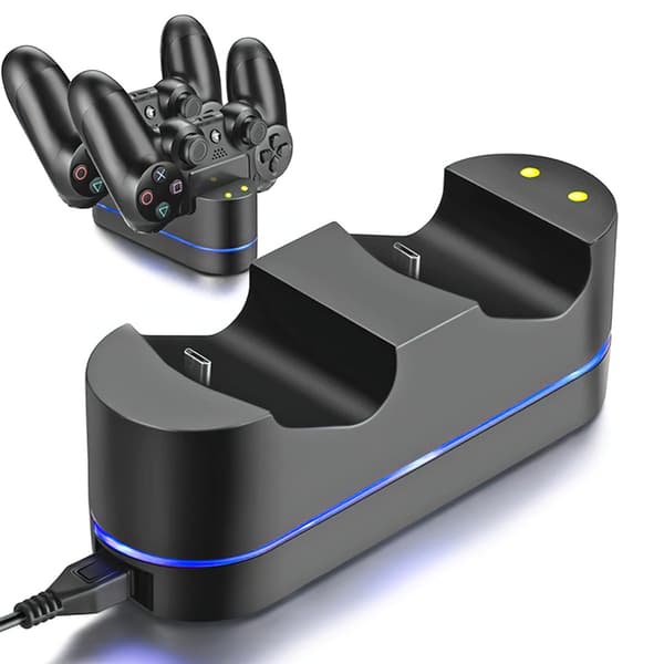 Ladestation til Playstation Controller - Oplader kompatibel med PS4