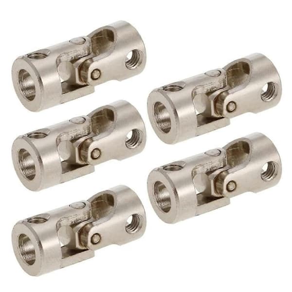 5 stk. rustfrit stål 5 til 6 mm fuldmetal universalled Cardan koblinger til RC