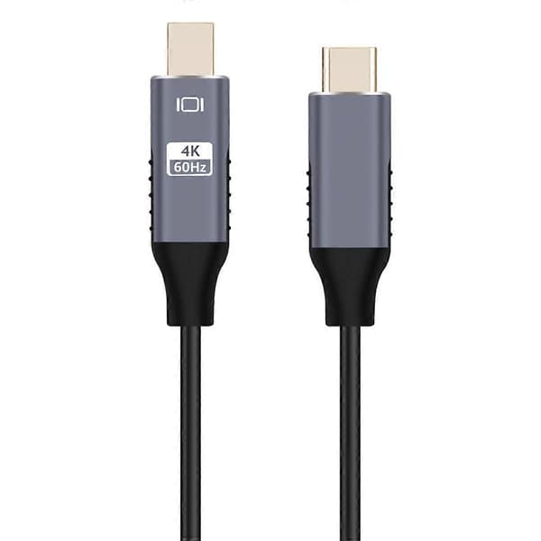 USB-C til Mini DisplayPort Kabel USB Type C til 3 til Mini DP Kabel 4K Adapterkabel 12