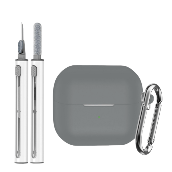 Silikoneetui til Samsung Galaxy Buds3/Buds3 Pro Sort