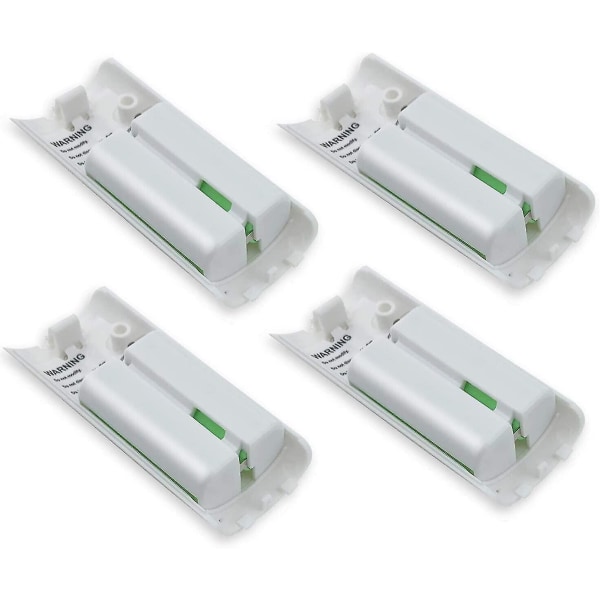 4-pak med oppladbare batteripakker for Wii og Wii U fjernkontroll 2800mah
