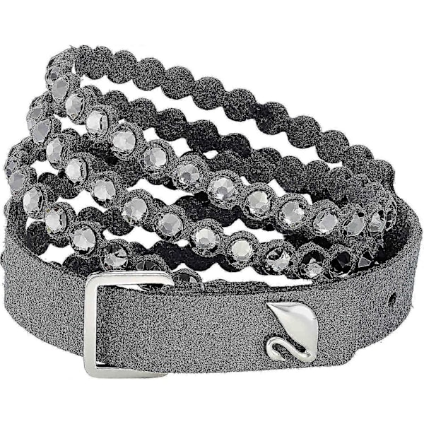 Bebetter Dam Läderlook Kristall Power Armbands Kollektion