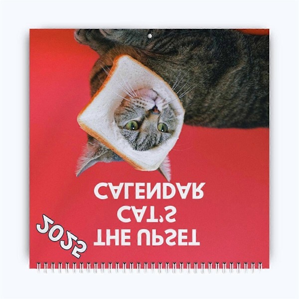2025 Upprörda Kattkalendern - Ett Perfekt Roligt Sätt att Hålla Sig Organiserad 2025 Kattkalender