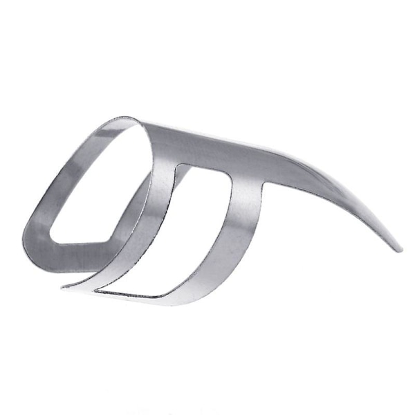 Nya 3 st Gitarr Fingerplektrum Slide Rostfritt Stål För Banjo Ukulele