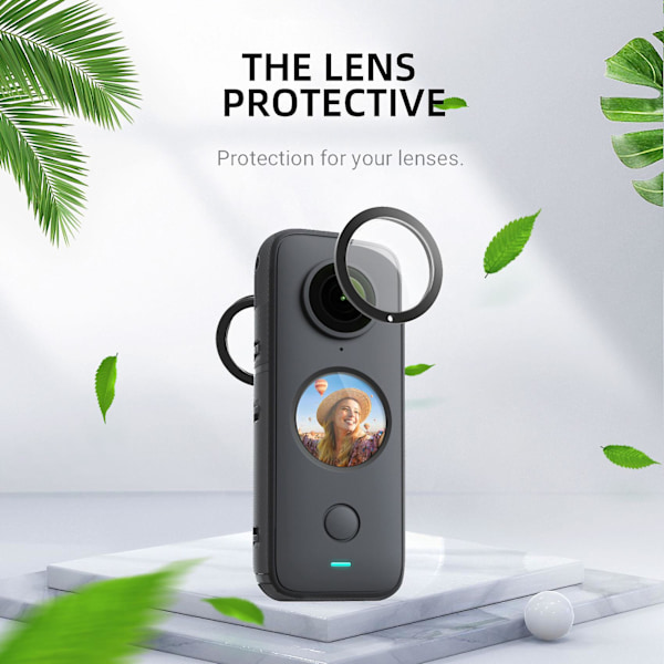 Insta360 ONE X2 -objektiivin suojukset Panoraamaobjektiivin suojus Urheilukameran lisävarusteet