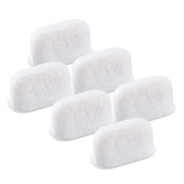6-pack kompatibla vattenfilter för espressomaskin, passar BWF100