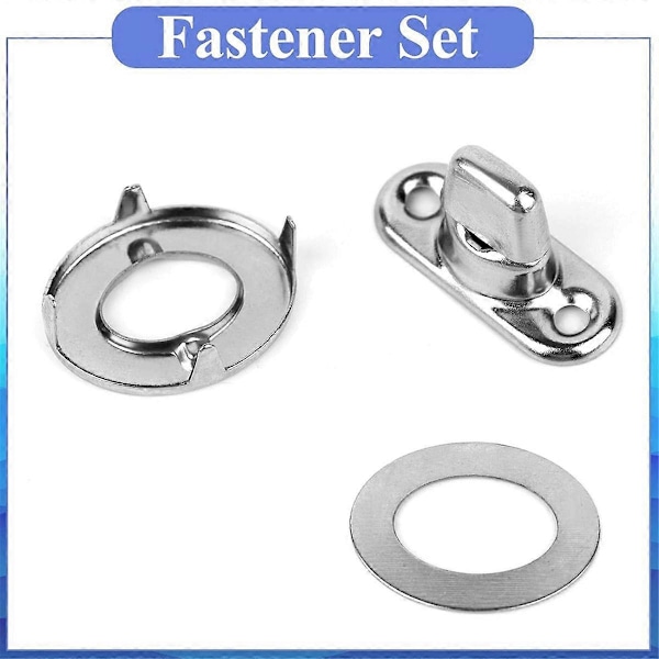 30 Delers Sett Grade Twist Lock Festemidler Vriknapp Øye, Monteringsskruer for Canvas Marine Festemiddel