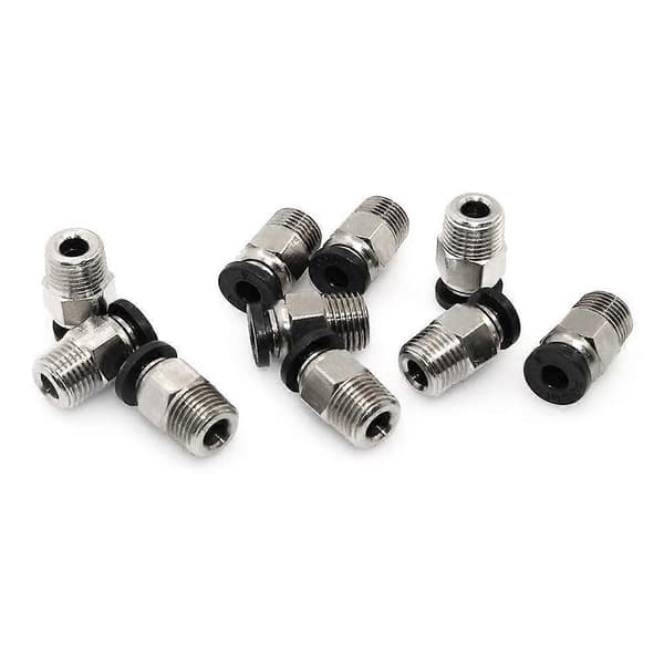 Pc4-M10 Hanlige Lige Pneumatiske Pefe Rør Push For -V6 Fitting Connector Bowden Ekstruder 3D Printer