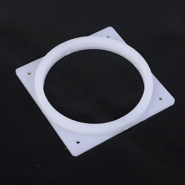 15CM ABS Flange Connector Vægmontering Luftkanalforbindelse til 15050 Ventilator