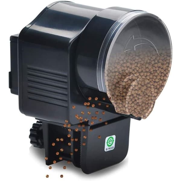 Automatisk akvariefiskfôrautomat med timer for ferier