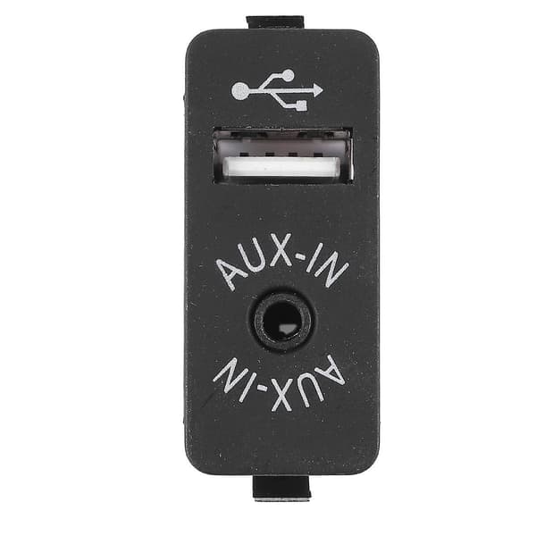 Bil USB AUX-stik AUX-indgangsstikadapter til E81 E87 E90 F10 F12 E70 X4 X5 X6