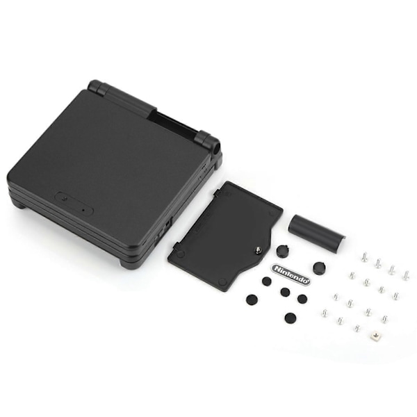 Beskyttelsesetui i ABS til Nintendo Game Boy Advance GBA SP - Reparationsdelekit - Sort