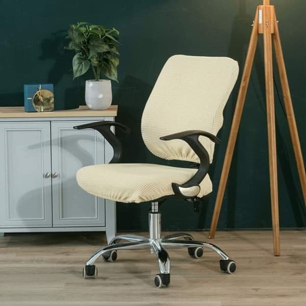 Elastiske stoltrekk 95 % polyester – vaskbare – for kontor-, spisestue- og barstoler – dimensjoner 38-52 cm