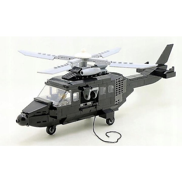 Laadukkaat High Bricks -sarja Erikoisjoukot Swat Helikopteri Armeijan Rakennuspalikat Lelusarja Lapsille Lahja
