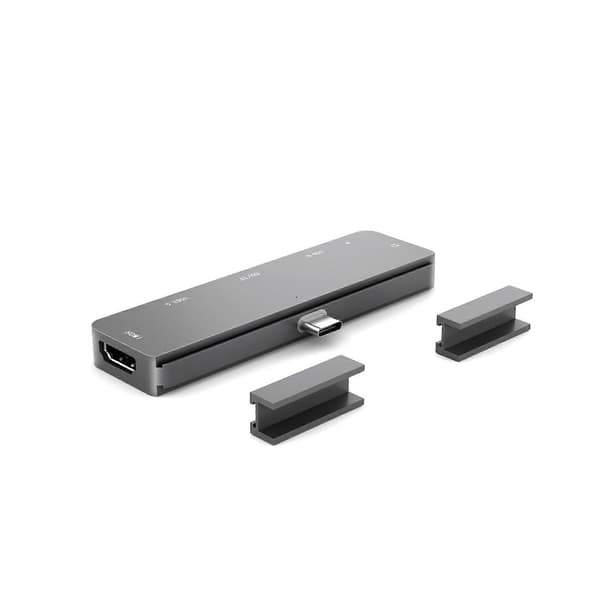 Til iPad Pro 7-i-1 HDMI 4K + 3.5mm Audio + SD/TF+ 1 USB 3.0 + USB-C/Type-C + PD USB-C Docking Station