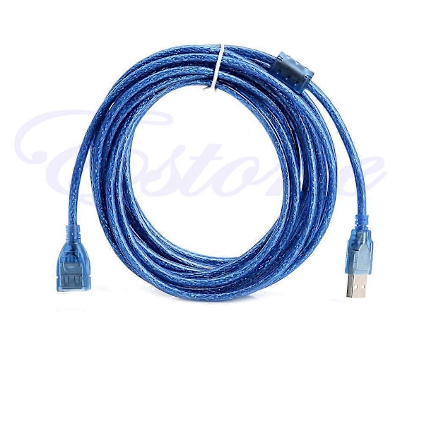 USB-forlengelseskabel USB 2.0 Forlengelseskabel Hann til Hunn Datakabel