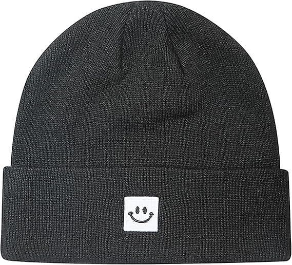 Strikket Beanie-lue for menn/kvinner 2-pakning