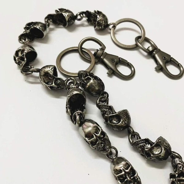 Men Wallet Chain Punk Heavy Skull Strong Key Jeans Pant Chain, As Shown, One_size