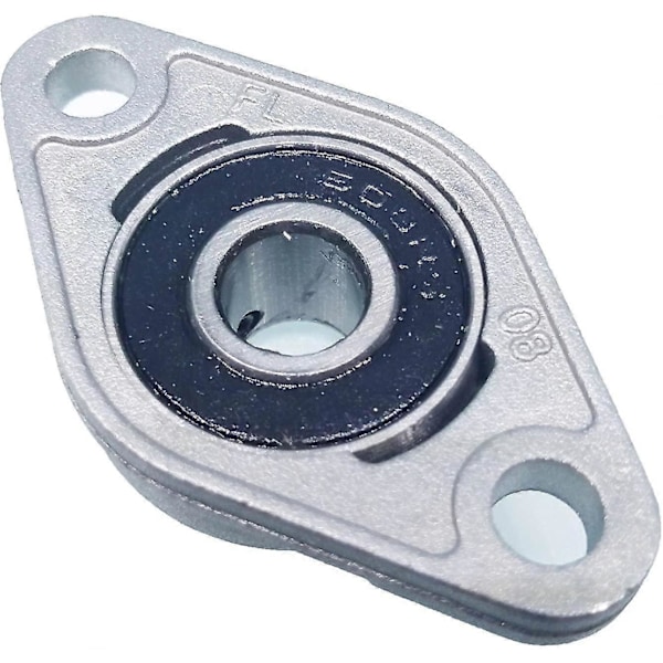 4 stk. Kfl08 8mm Zinklegering Leje Pillow Block Flange Leje Justering
