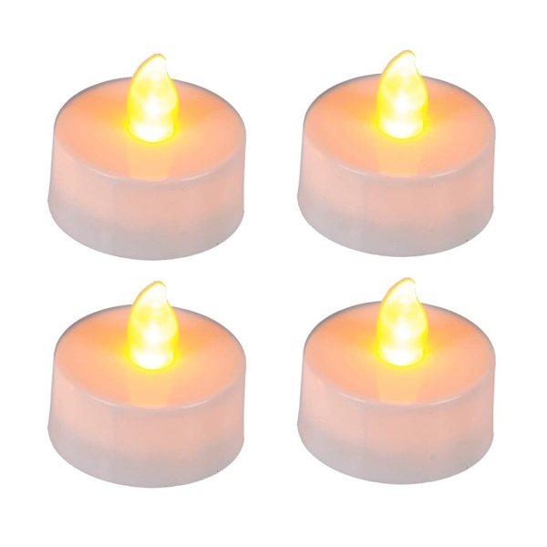 4-pakning - Batteridrevne telys / LED-lys