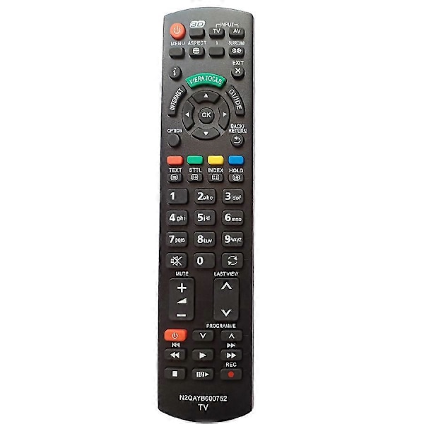 Ersättningsfjärrkontroll N2QAYB000752 för Panasonic TV Internet Smart TV 12