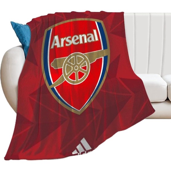 Arsenal F.c. Ultra-bløde Micro Fleece tæpper til hjemmet Sovesofa Sofa Hyggelig Varm Letvægts Til Helårs Gavedekorationer 3d Printet Tæppe F