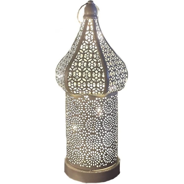 1 kpl Marokon lyhty, paristokäyttöinen lamppu