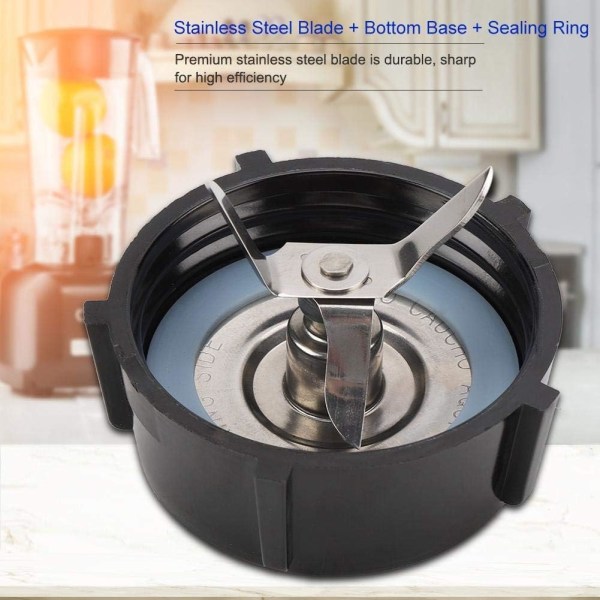3 PCS Blender Reservedeler Kit, Blender Juicer Tilbehør Juicer Blad + Vaskemaskin + Base