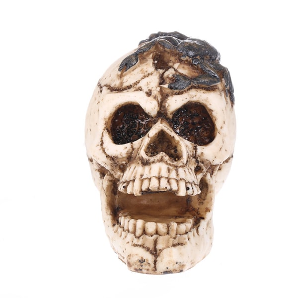 2 delar resin Scorpion Skull Staty, - 15*9,5*12,5 cm