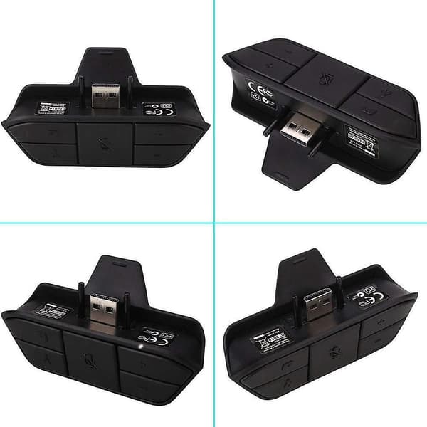 Stereo Headset Adapter til Xbox One/One S/Elite 1&2/til Xbox Series X|S Controllers, Mic Headphone Adapter til Xbox One Controller