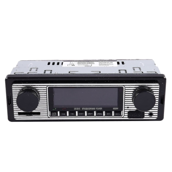 Bluetooth Vintage Car Radio Mp3-spelare Stereo USB Aux Klassisk bilstereo Audio LONG